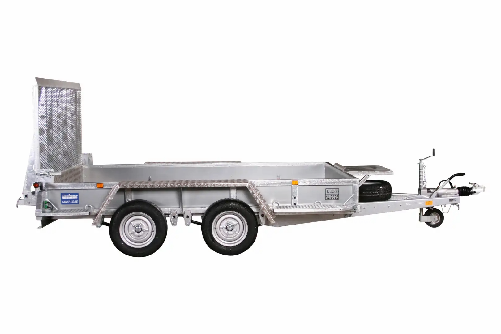 Maskintrailer 3500kg kort model